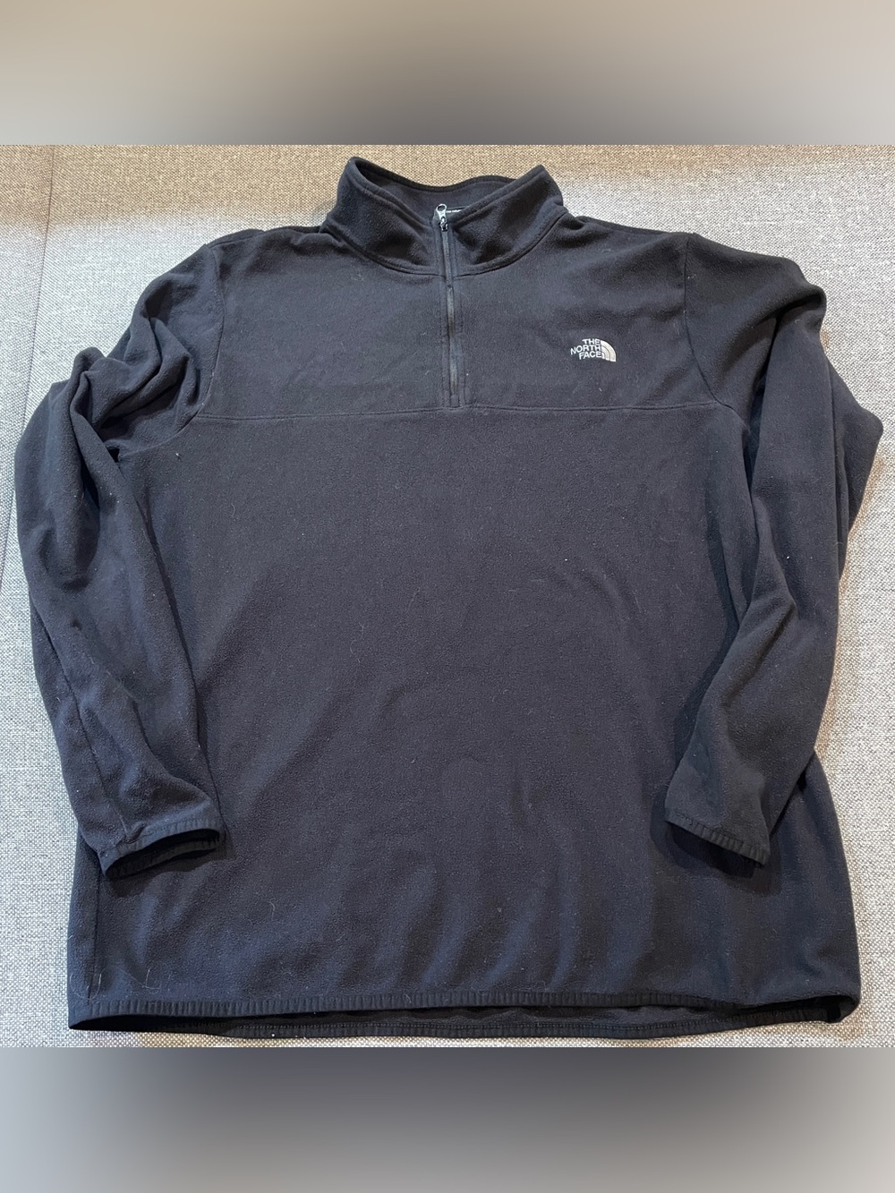 Womans The North Face Glacier 1/4 Zip Fleece in Black size XXL